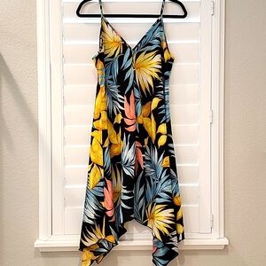 Tropical Print Cami Dress - Size L